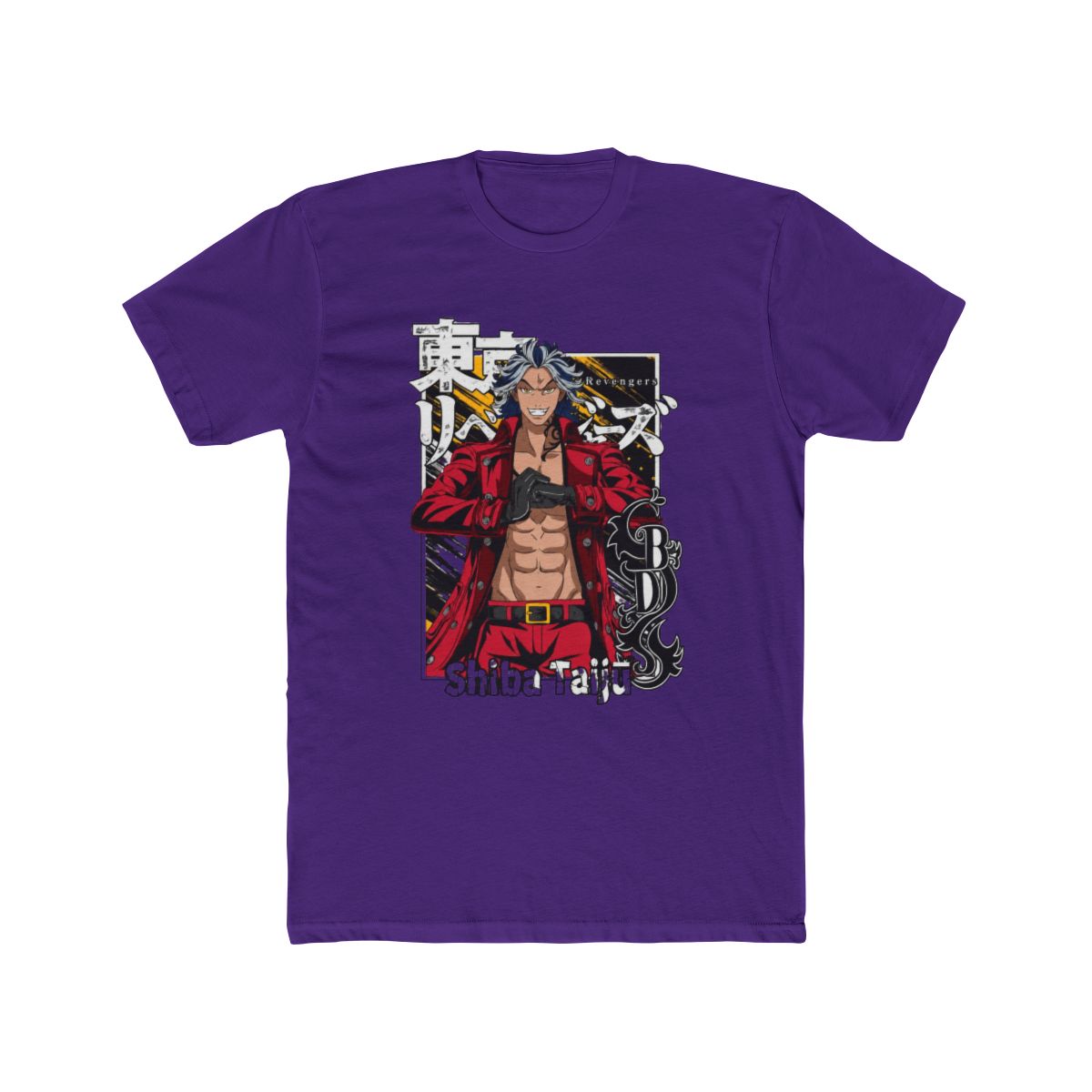 Shiba-Taiju Tokyo Revengers Revengers Anime Manga Fan T Shirt - alternate angle 5, merchandise