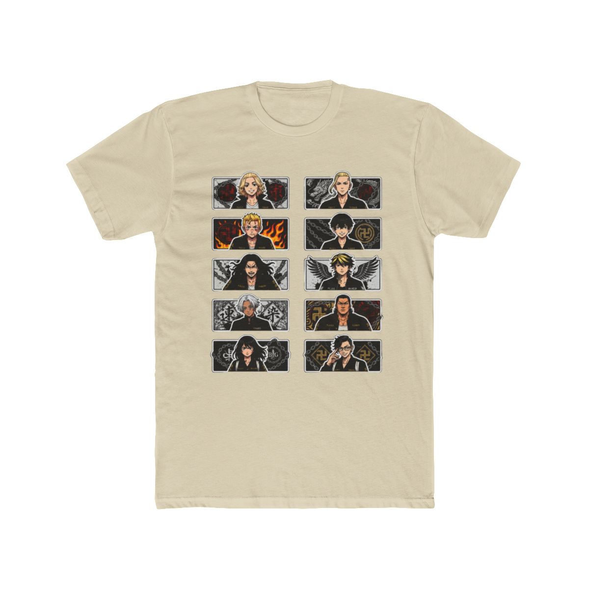 Tokyo Revengers Biker Insignias T Shirt - alternate angle 4, merchandise