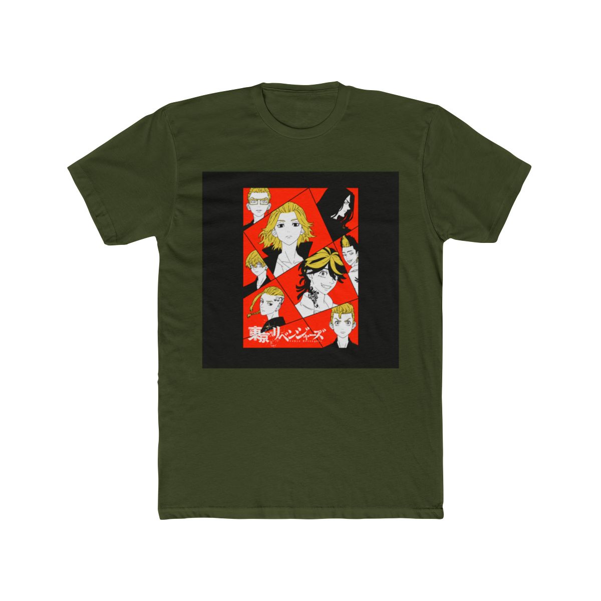 Tokyo Revengers - Red Panel Character T Shirt - alternate angle 4, merchandise