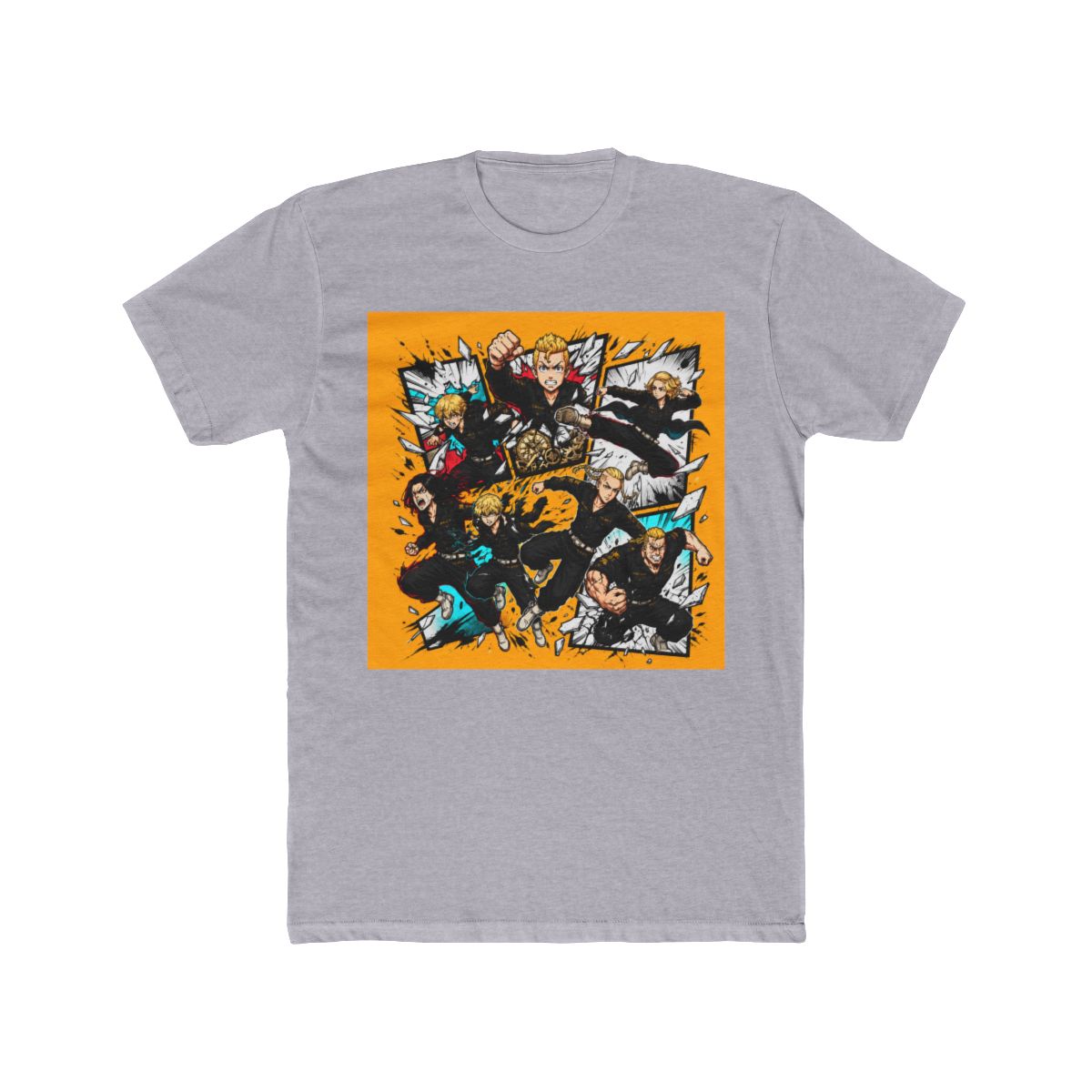 Tokyo Revengers Characters Bursting Through Panels T Shirt