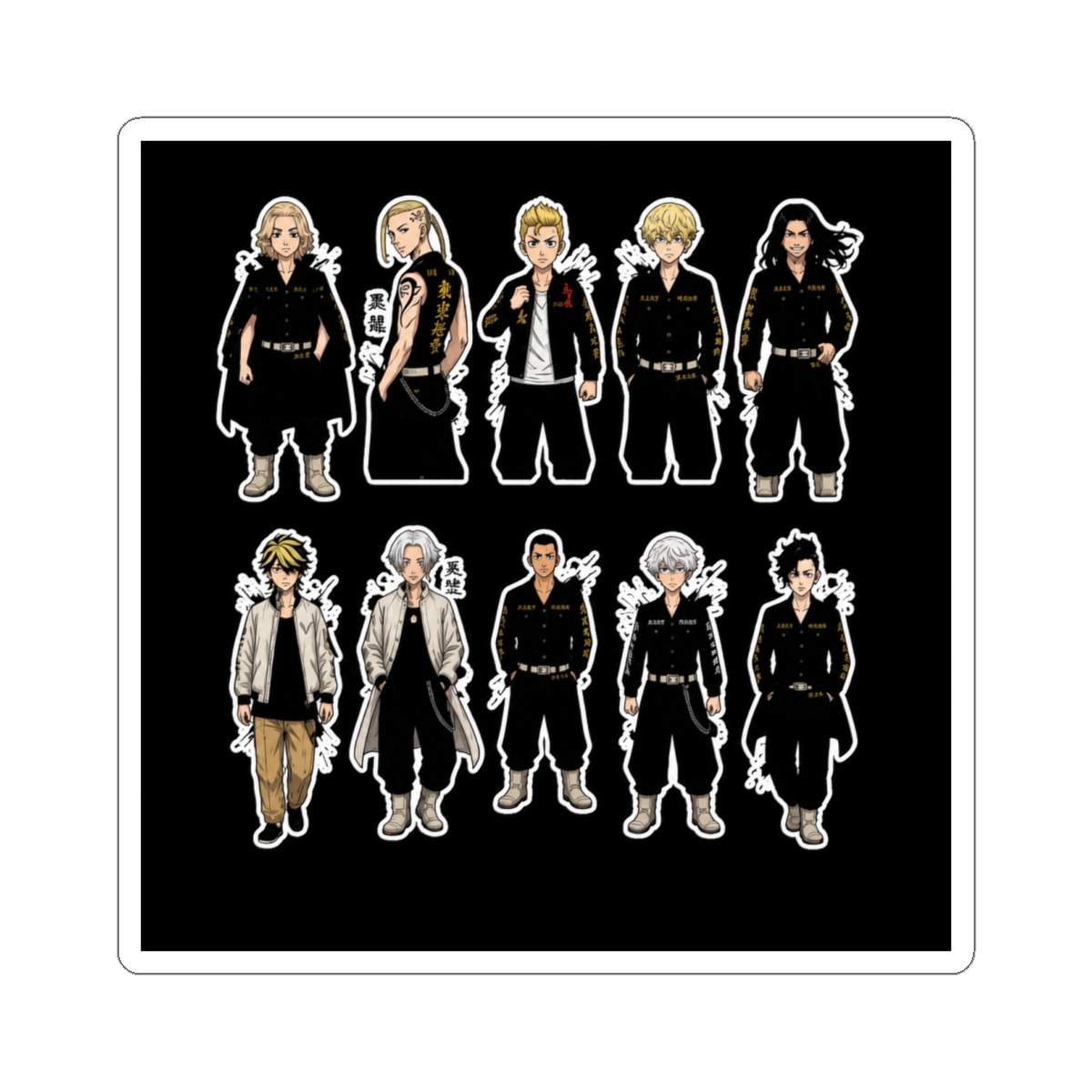 Tokyo Revengers Character Grid Sticker