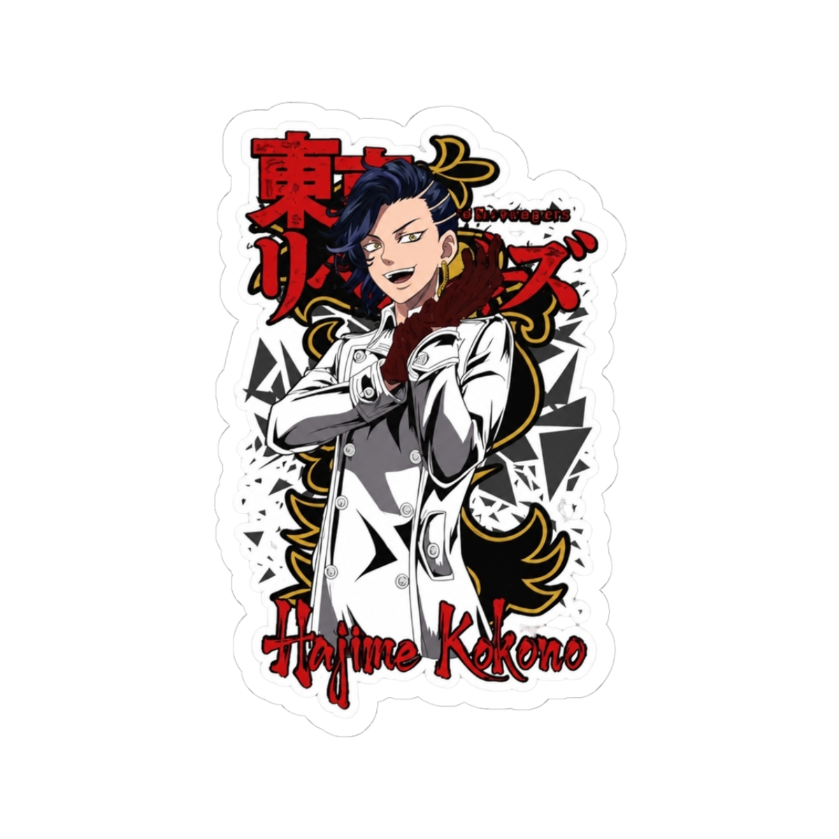 Hajime Kokono Tokyo Revengers Anime Fan Manga Series Sticker
