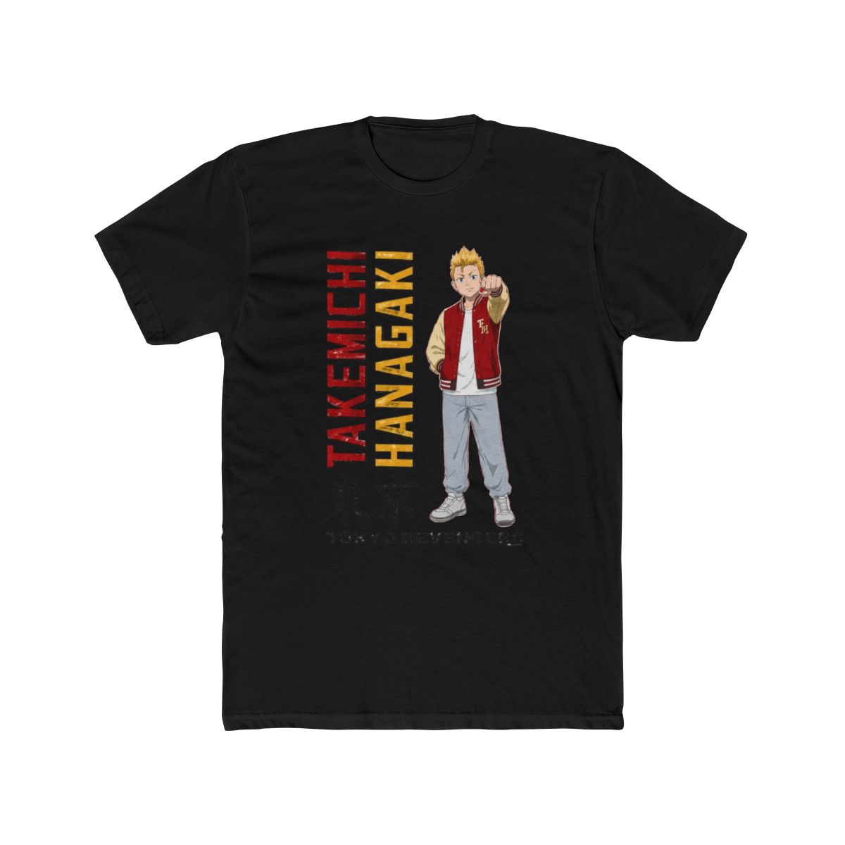 Tokyo Revengers Takemichi Hanagaki Big & Tall T Shirt - alternate angle 3, merchandise