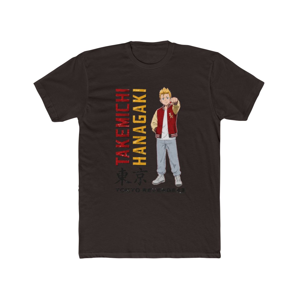 Tokyo Revengers Takemichi Hanagaki Big & Tall T Shirt - alternate angle 2, merchandise