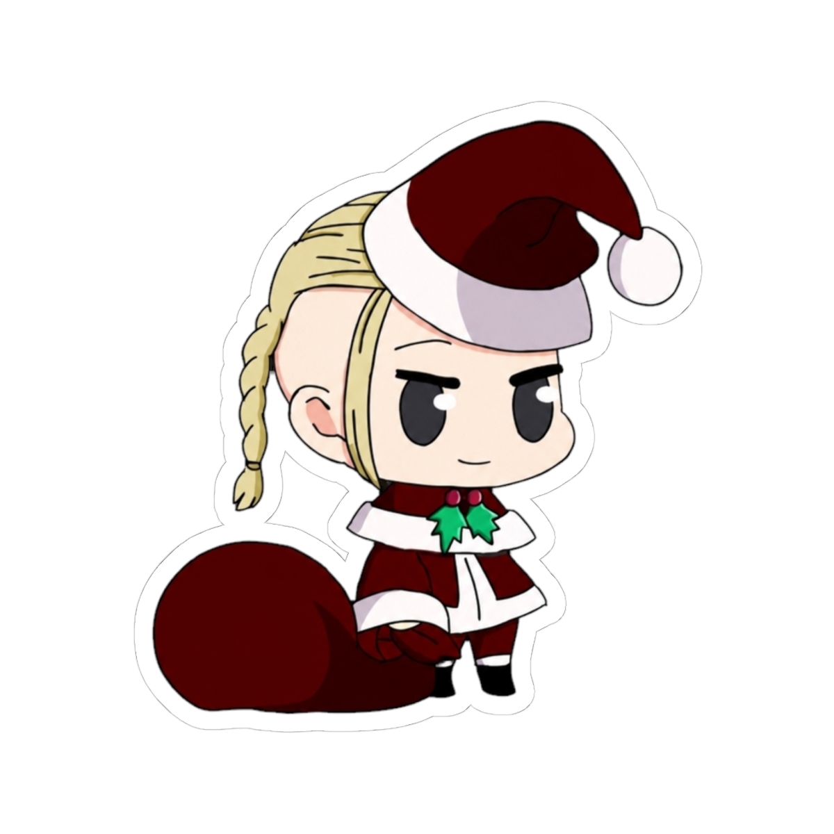 Draken Inspired Christmas - Tokyo Style Santa with Street Attitude | Tokyo Revengers - alternate angle 2, merchandise
