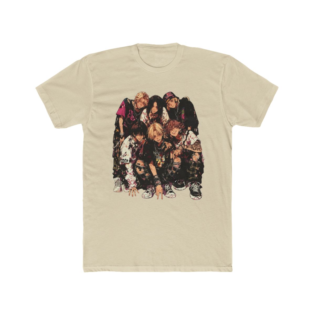 Tokyo Revengers Gang Group Pose T Shirt - alternate angle 4, merchandise