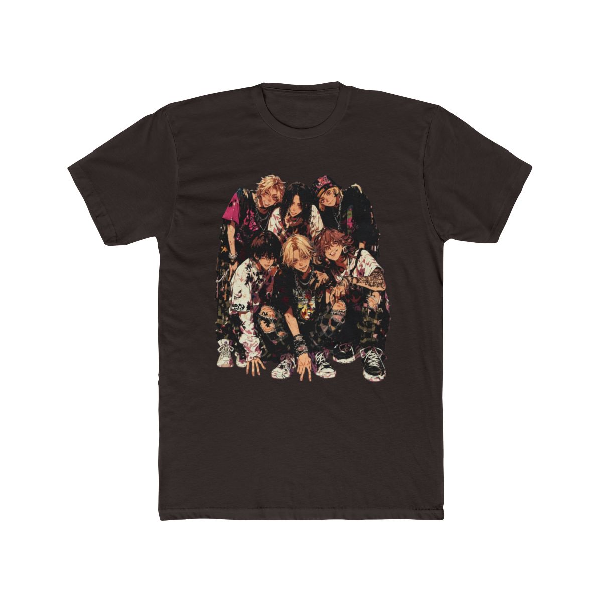 Tokyo Revengers Gang Group Pose T Shirt - alternate angle 3, merchandise