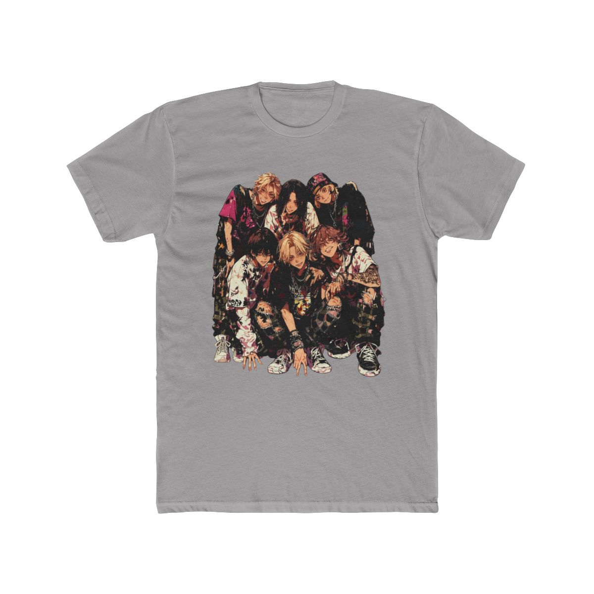 Tokyo Revengers Gang Group Pose T Shirt - alternate angle 2, merchandise