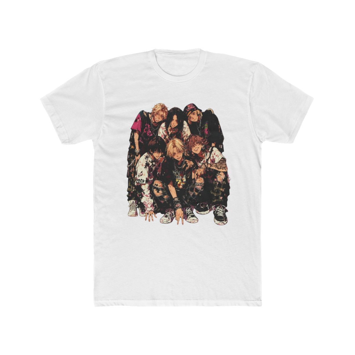 Tokyo Revengers Gang Group Pose T Shirt - Official T-Shirts merchandise