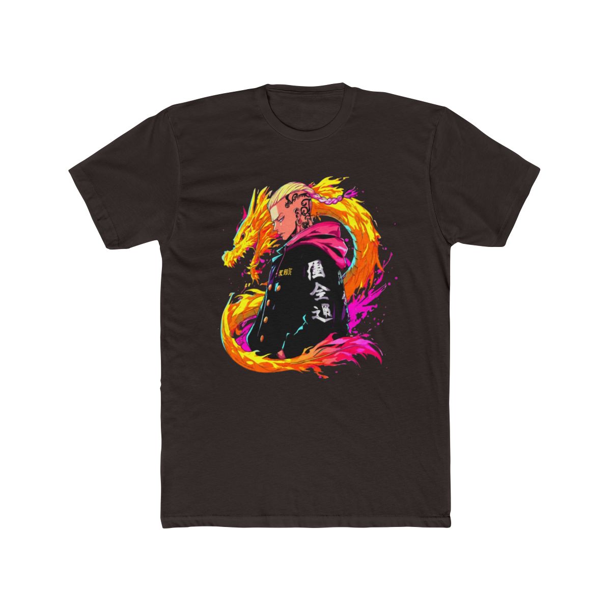 Tokyo Revengers Draken Dragon Anime Art T Shirt - alternate angle 3, merchandise