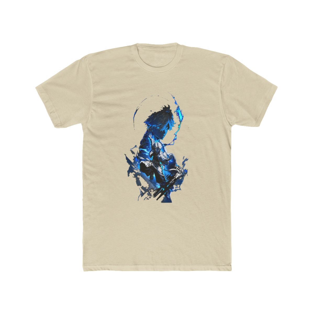 Mikey Tokyo Revengers Blue Energy T Shirt - alternate angle 4, merchandise