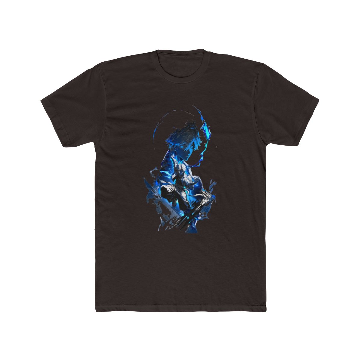 Mikey Tokyo Revengers Blue Energy T Shirt - alternate angle 3, merchandise