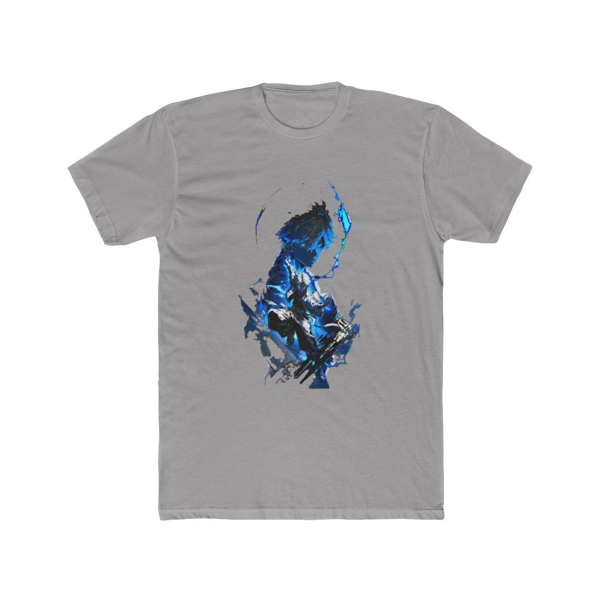 Mikey Tokyo Revengers Blue Energy T Shirt - alternate angle 2, merchandise
