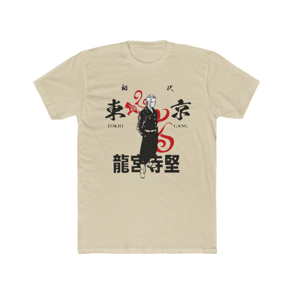 Draken - Tokyo Revengers Kanji Art T Shirt - alternate angle 4, merchandise