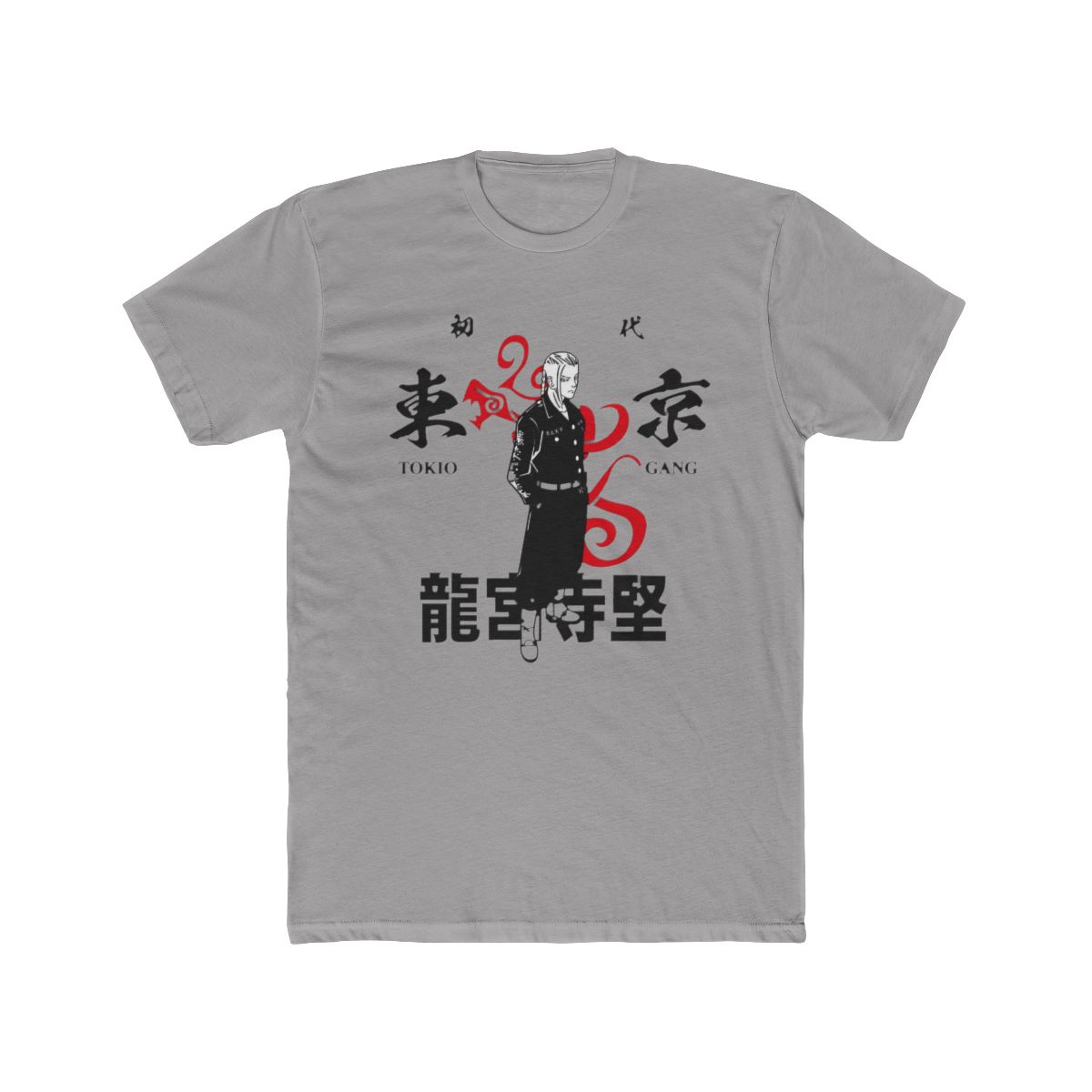 Draken - Tokyo Revengers Kanji Art T Shirt - alternate angle 2, merchandise