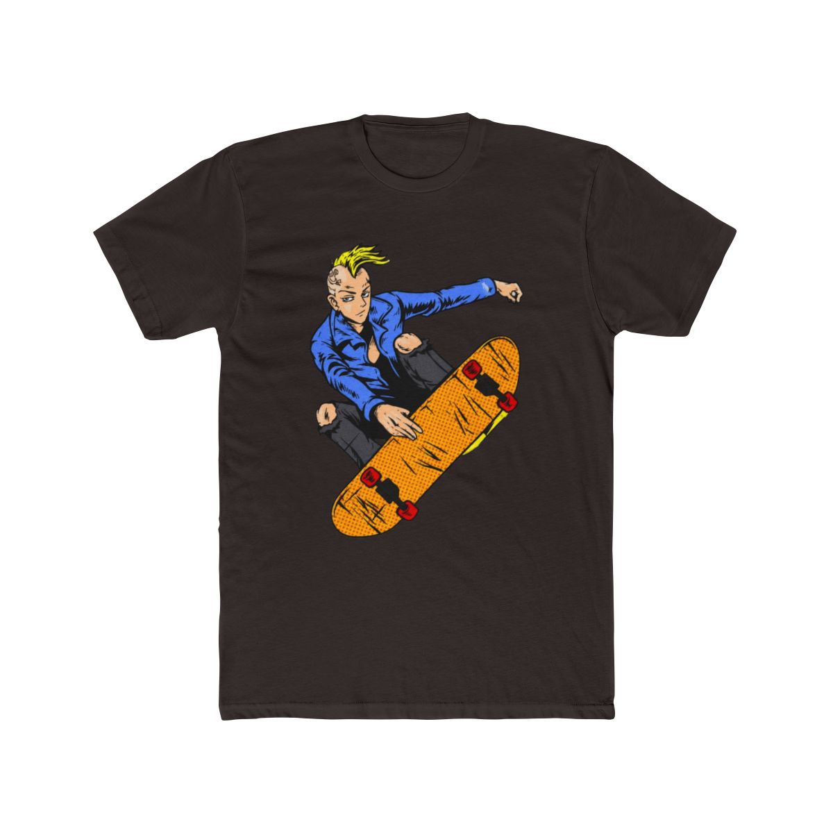 Draken on Skateboard Tokyo Revengers T Shirt - alternate angle 3, merchandise