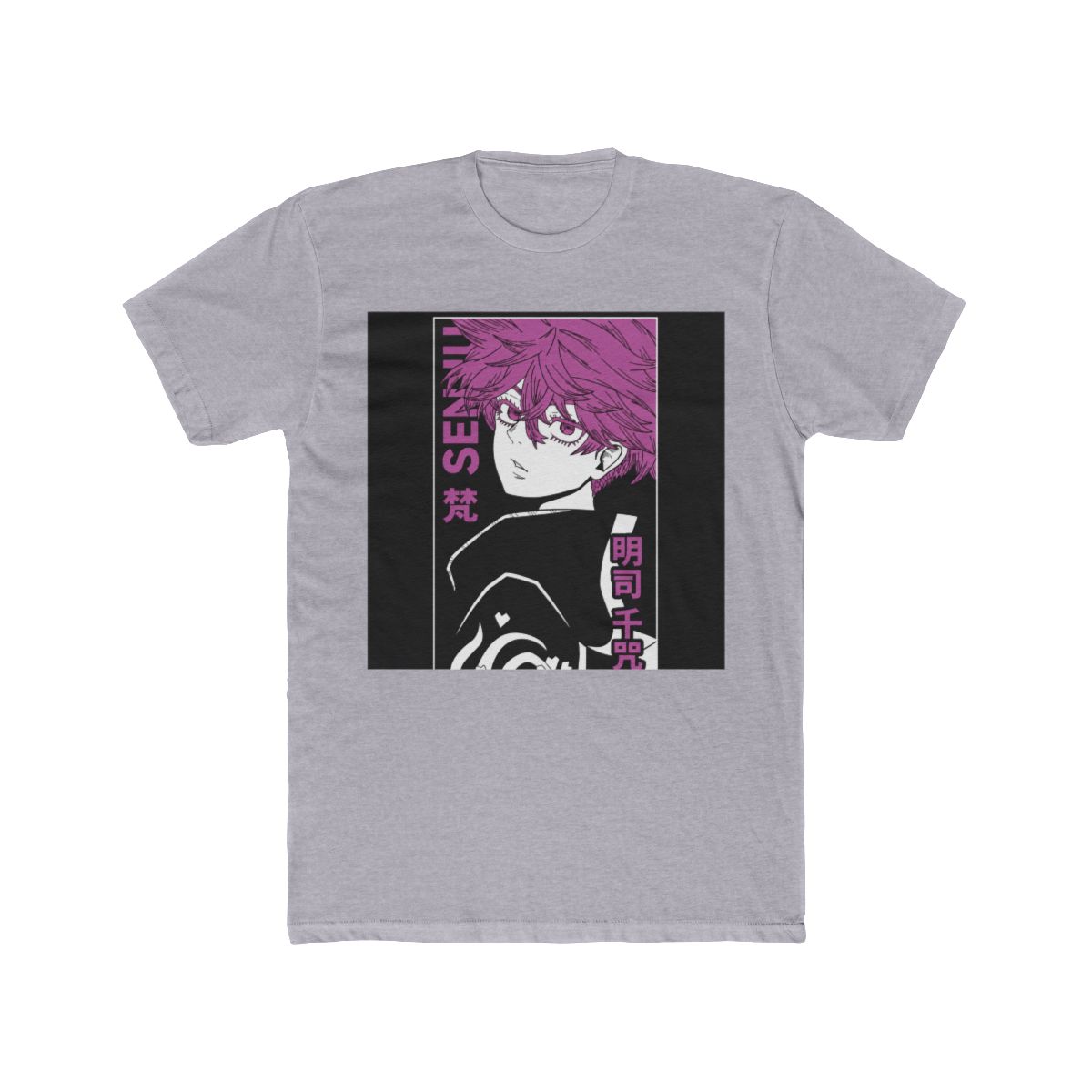 Tokyo Revengers - Senju Purple Monochrome T Shirt