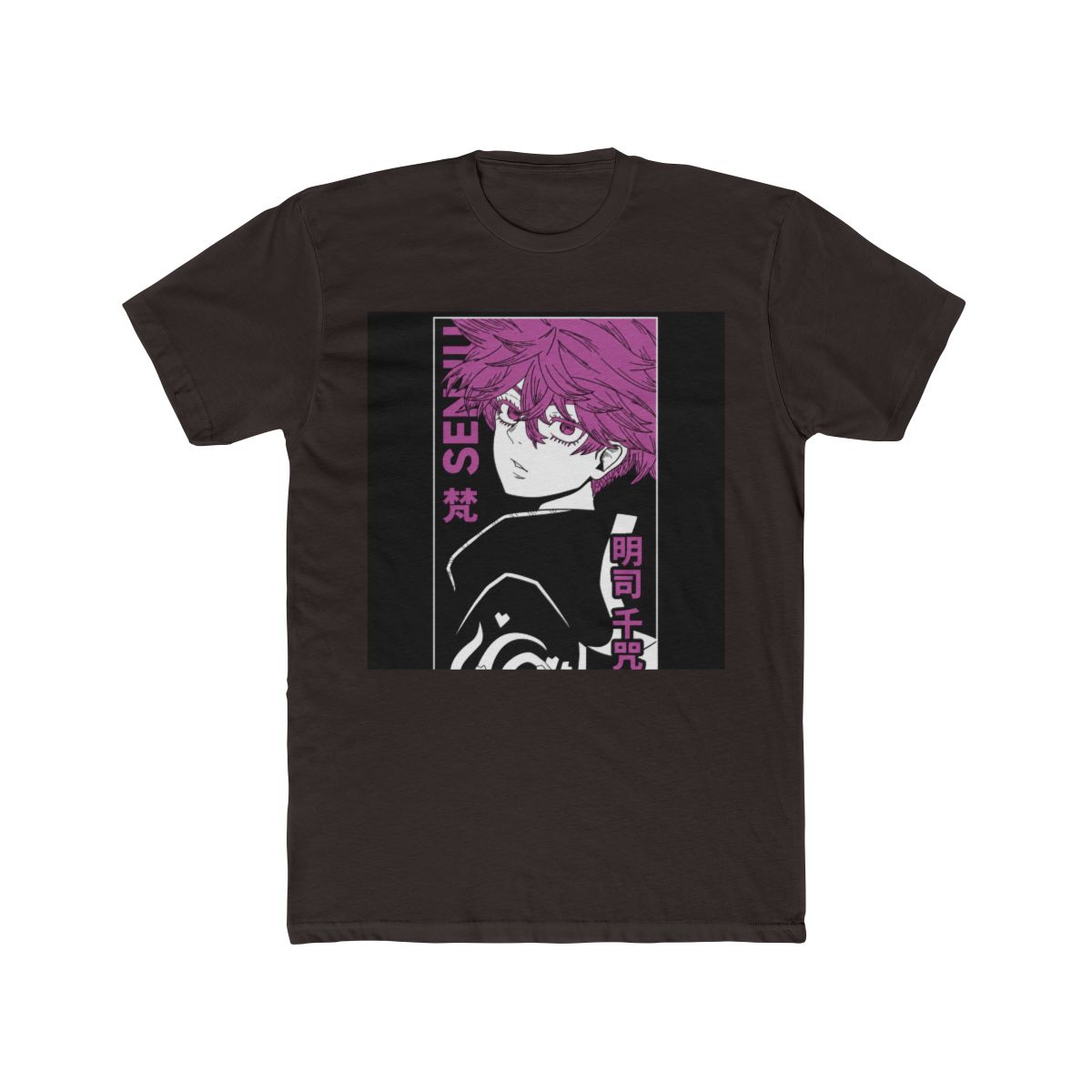 Tokyo Revengers - Senju Purple Monochrome T Shirt - alternate angle 2, merchandise