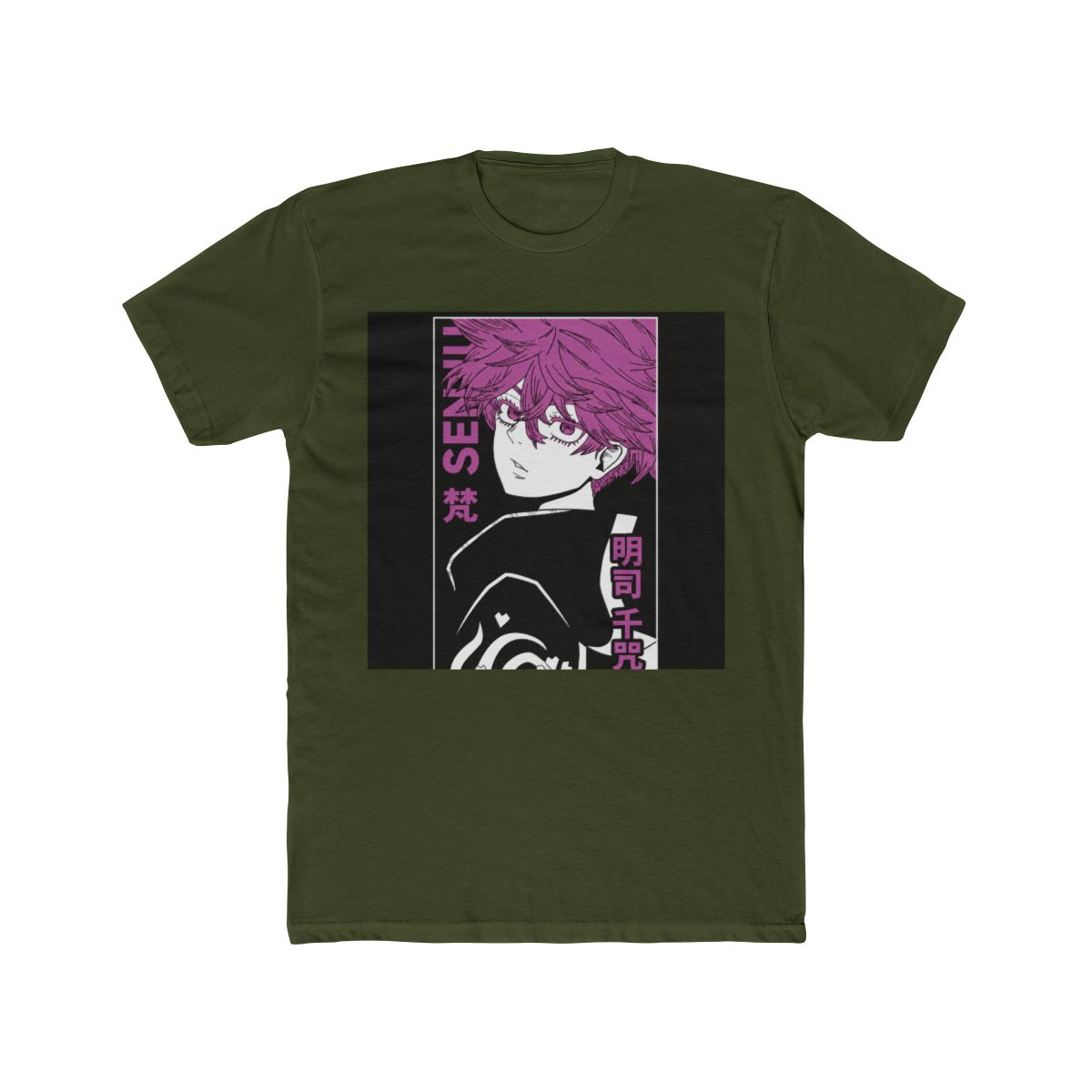 Tokyo Revengers - Senju Purple Monochrome T Shirt - alternate angle 4, merchandise