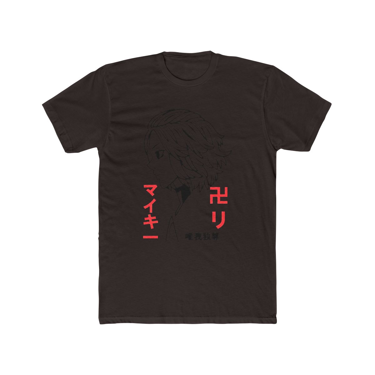 Mikey Tokyo Revengers Monochrome Profile T Shirt - alternate angle 2, merchandise