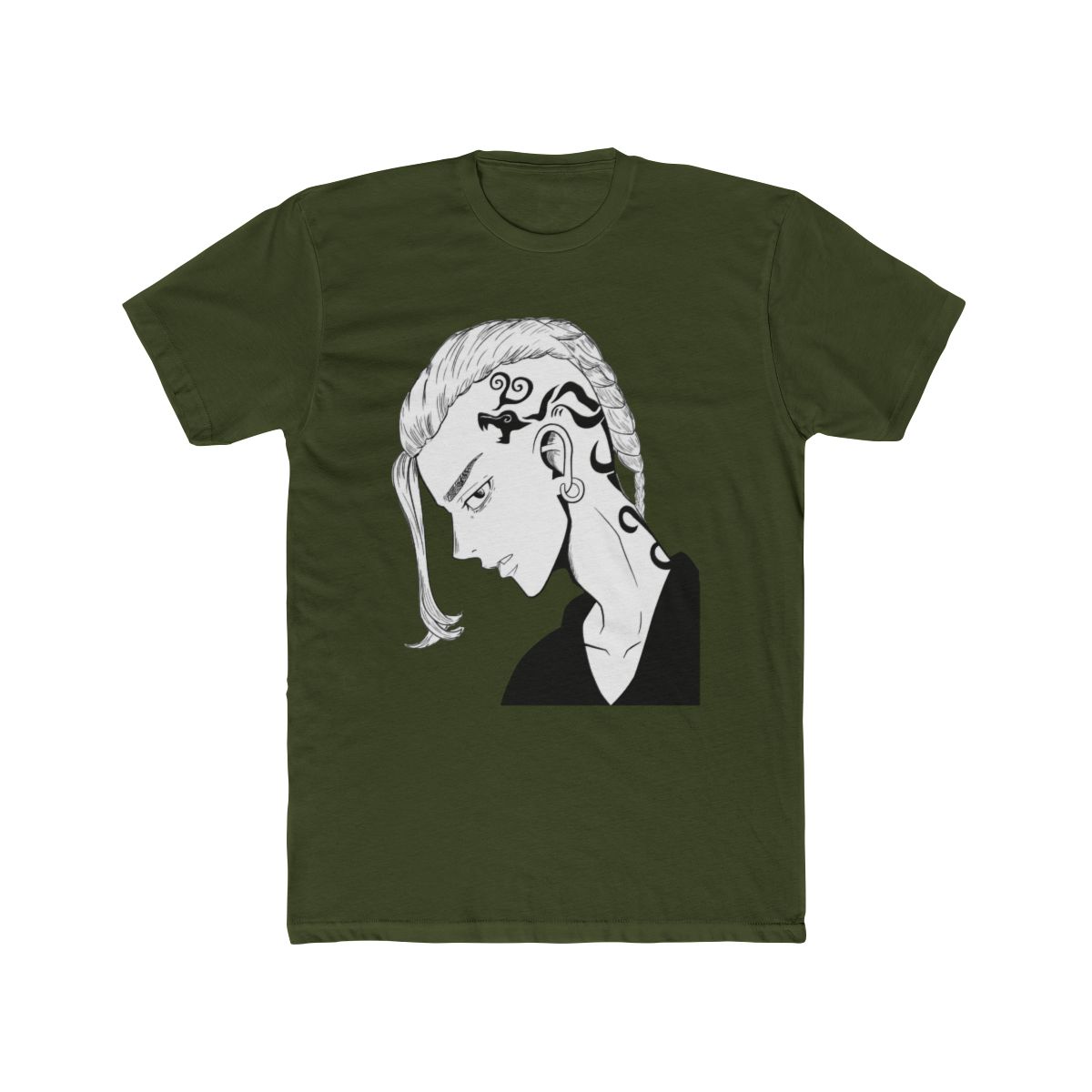 Draken Tokyo Revengers Yellow Manga Style T Shirt - alternate angle 4, merchandise