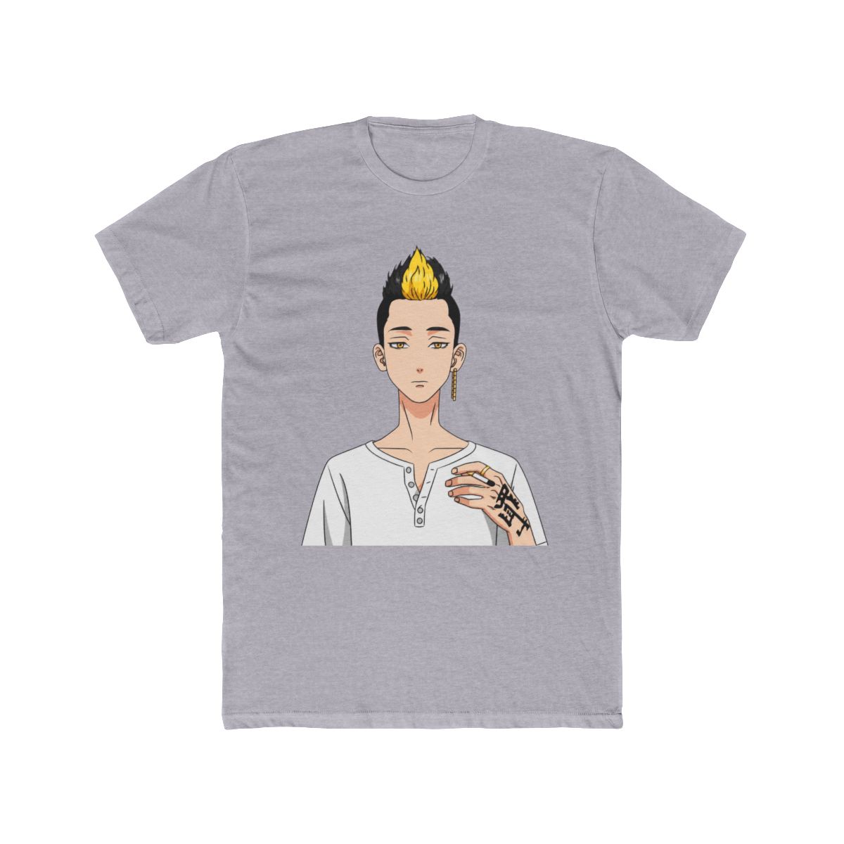 Hanma Tokyo Revengers Yellow Flame Look T Shirt