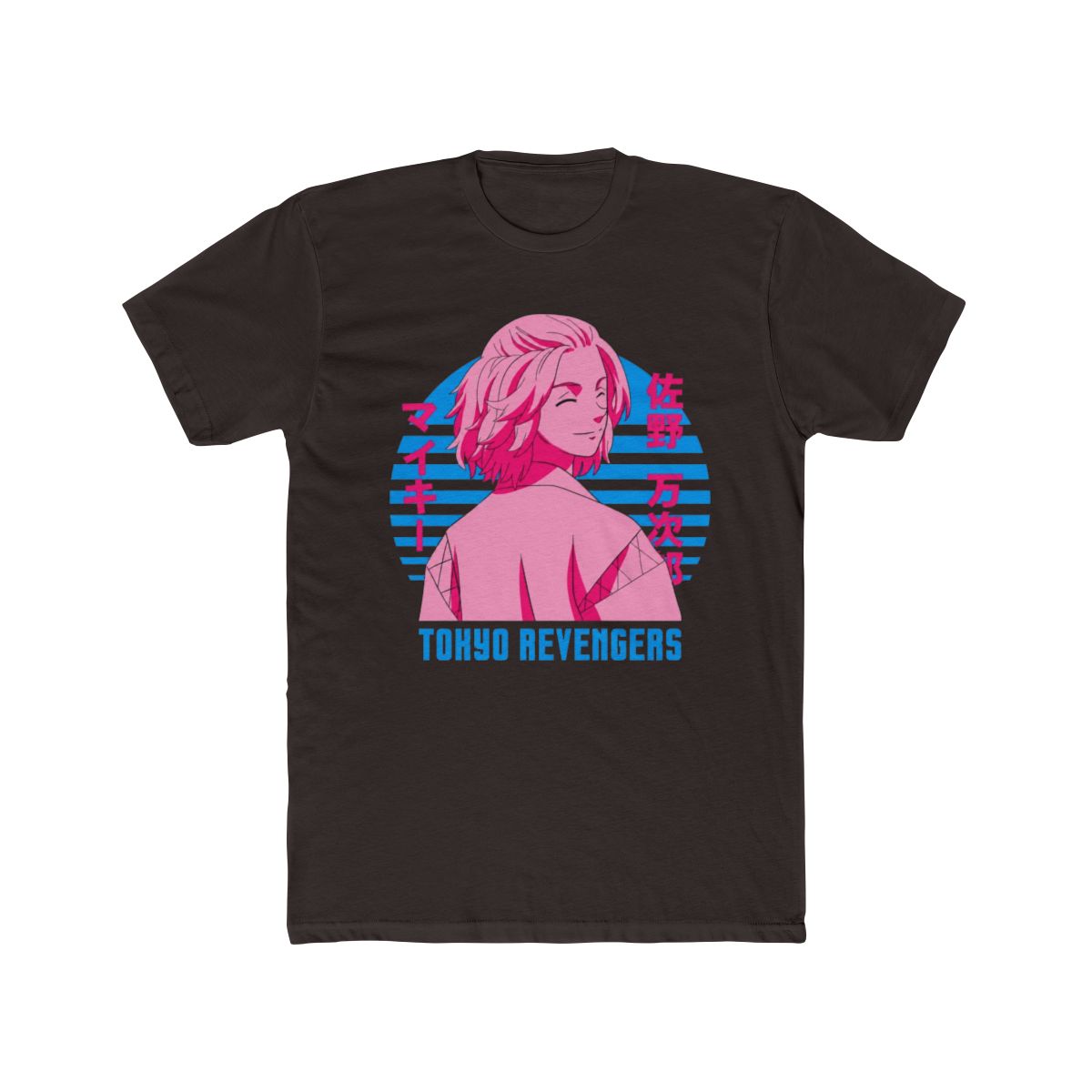 Mikey - Tokyo Revengers Neon Retro Art T Shirt - alternate angle 3, merchandise