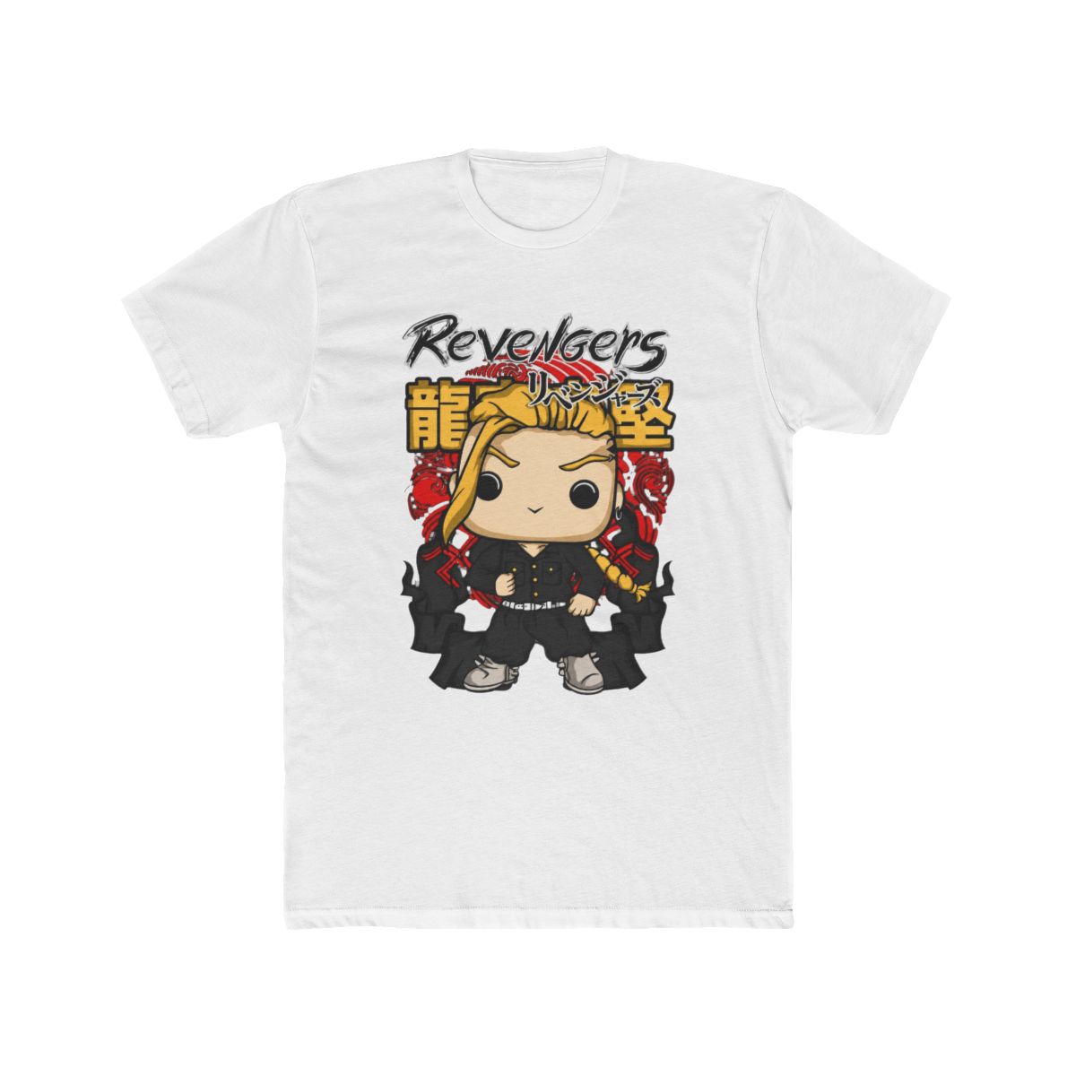 Tokyo Revengers Draken Ken Ryuguji Chibi Art T Shirt - alternate angle 2, merchandise