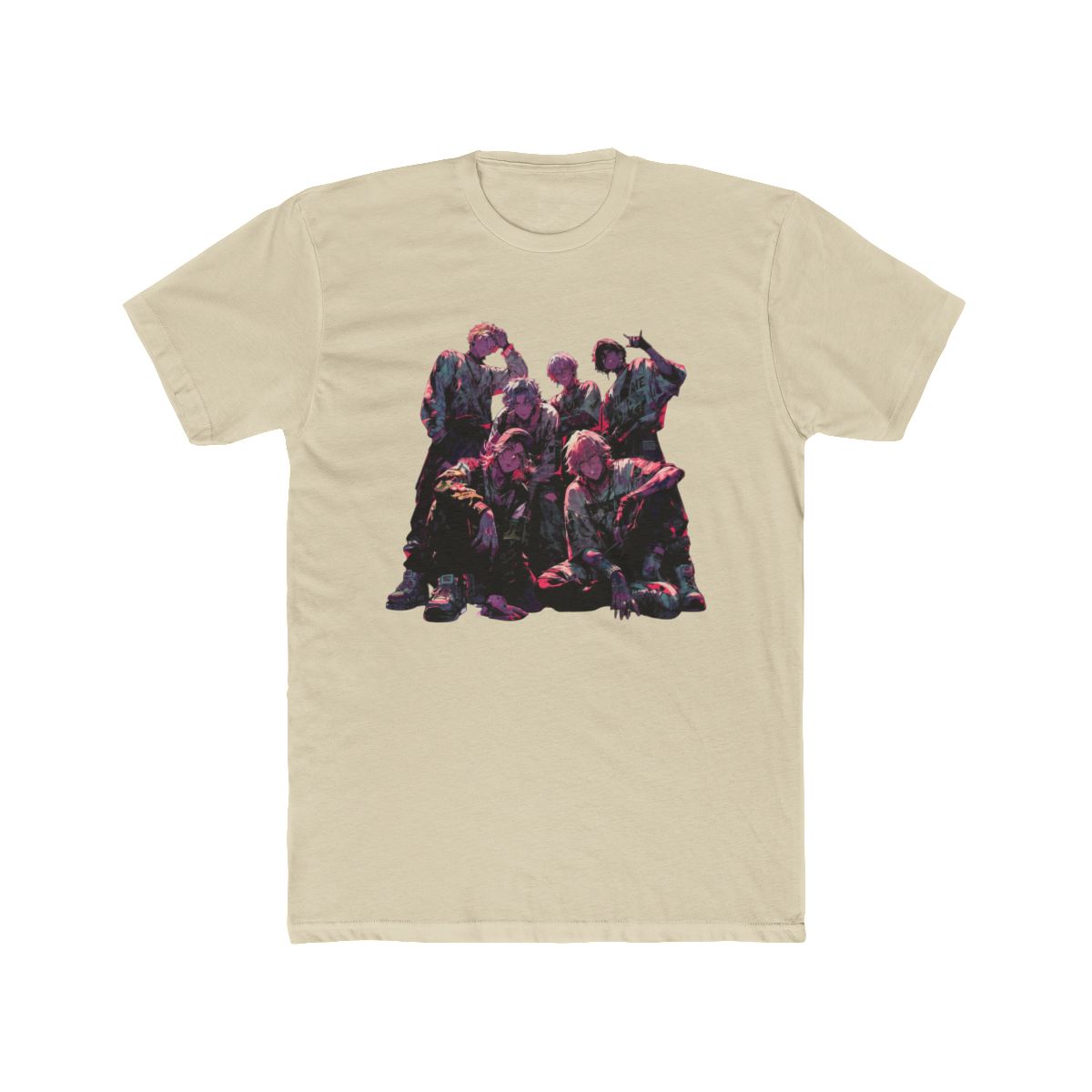 Tokyo Revengers Crew Tough Pose Fan T Shirt - alternate angle 4, merchandise