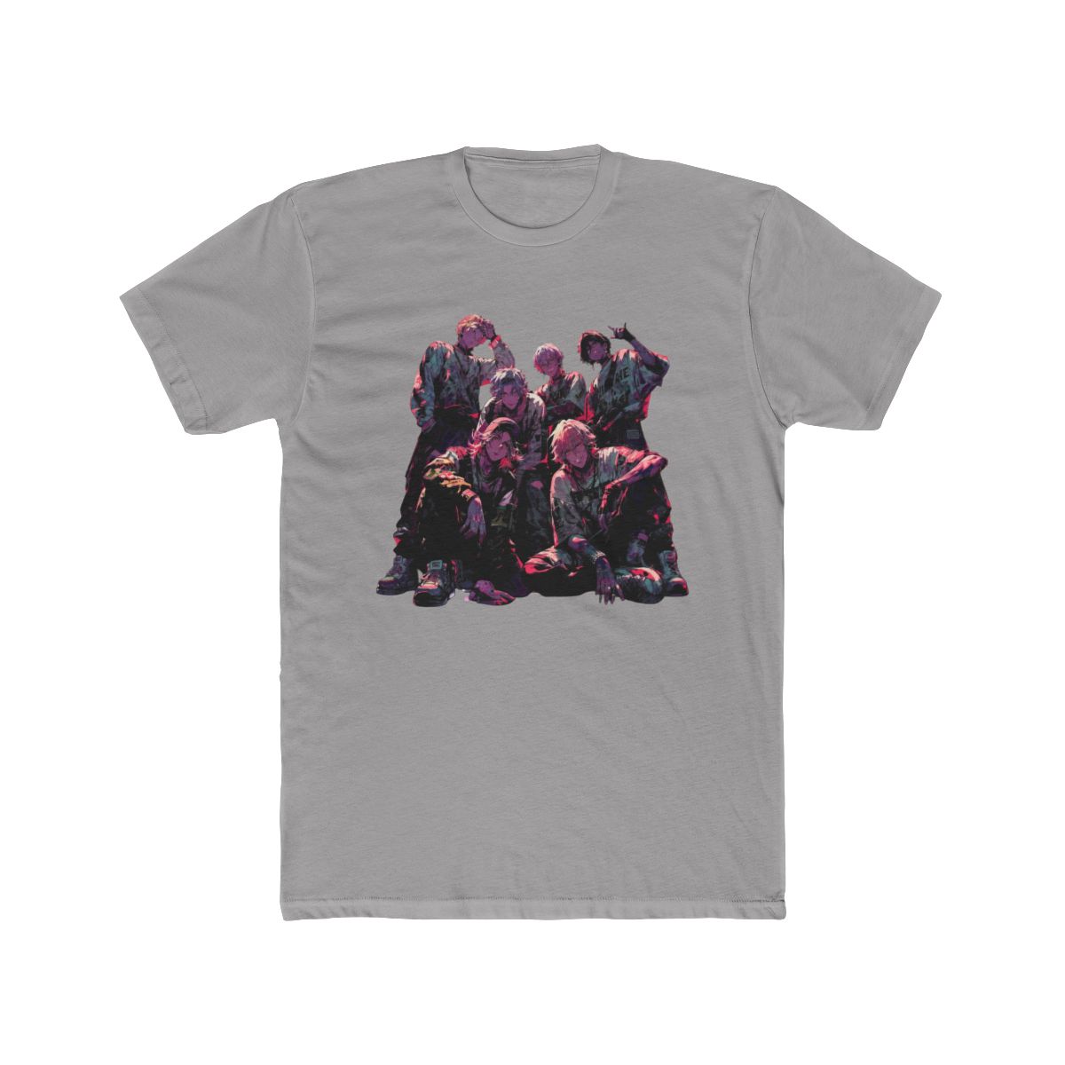 Tokyo Revengers Crew Tough Pose Fan T Shirt - alternate angle 2, merchandise