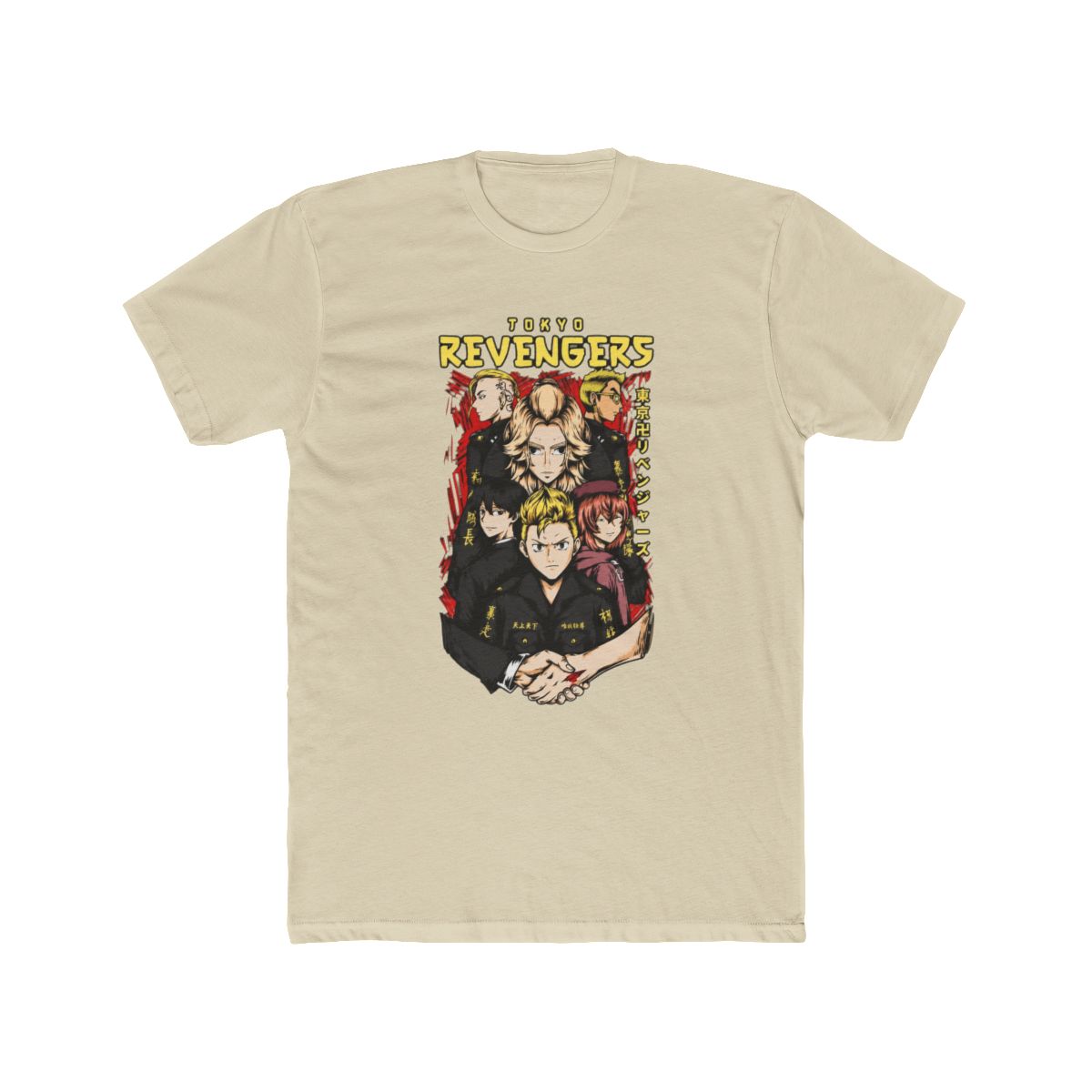 Toman Founders: The Handshake of Fate Art T Shirt | Tokyo Revengers - alternate angle 4, merchandise