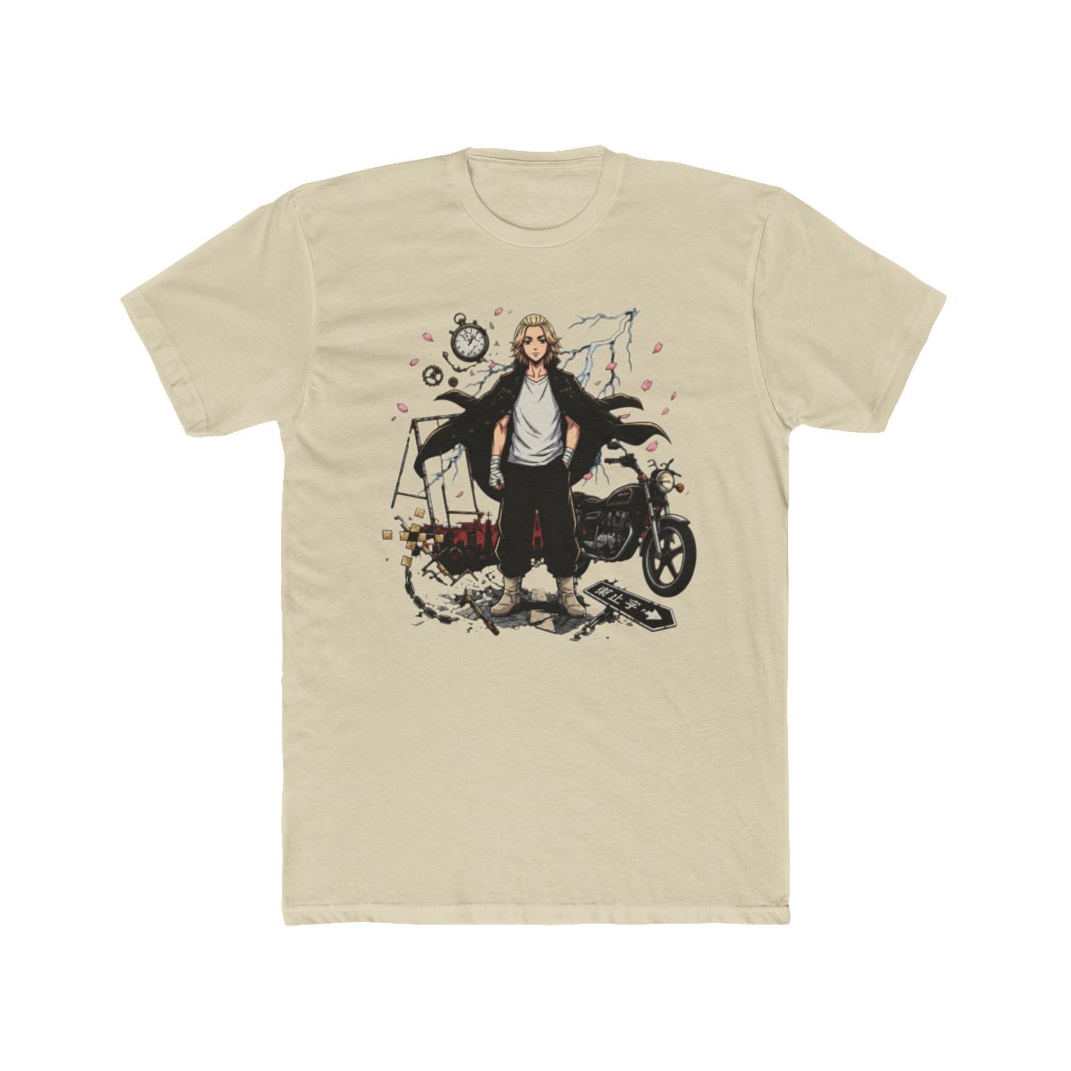 Manjiro Sano Centered Art T Shirt | Tokyo Revengers - alternate angle 4, merchandise