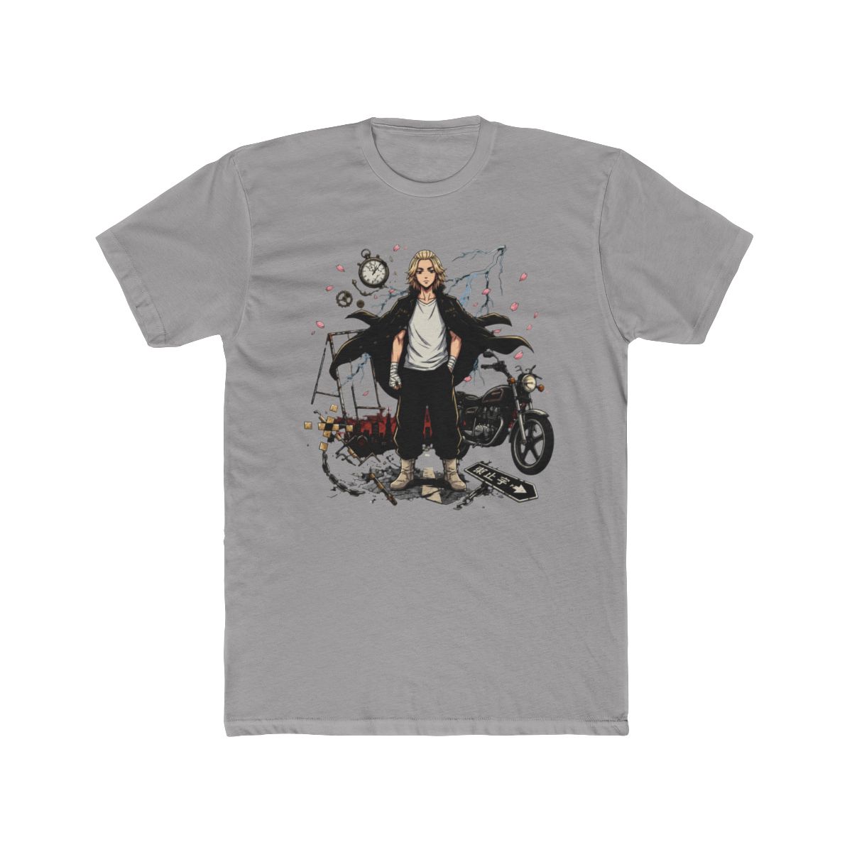 Manjiro Sano Centered Art T Shirt | Tokyo Revengers - alternate angle 2, merchandise