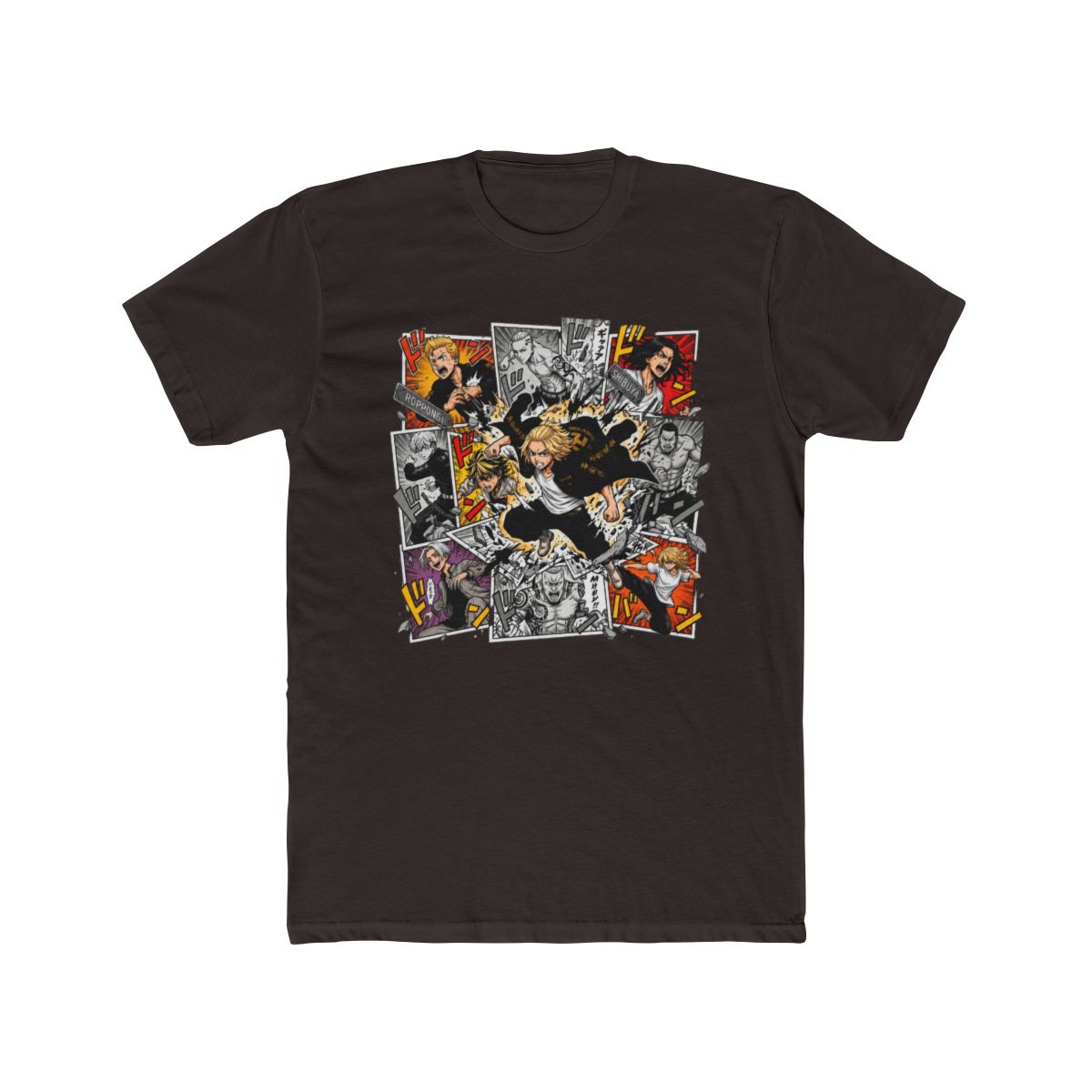 Manjiro Sano And Friends Collage T Shirt | Tokyo Revengers - alternate angle 3, merchandise