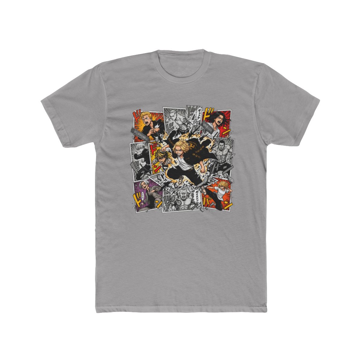 Manjiro Sano And Friends Collage T Shirt | Tokyo Revengers - alternate angle 2, merchandise