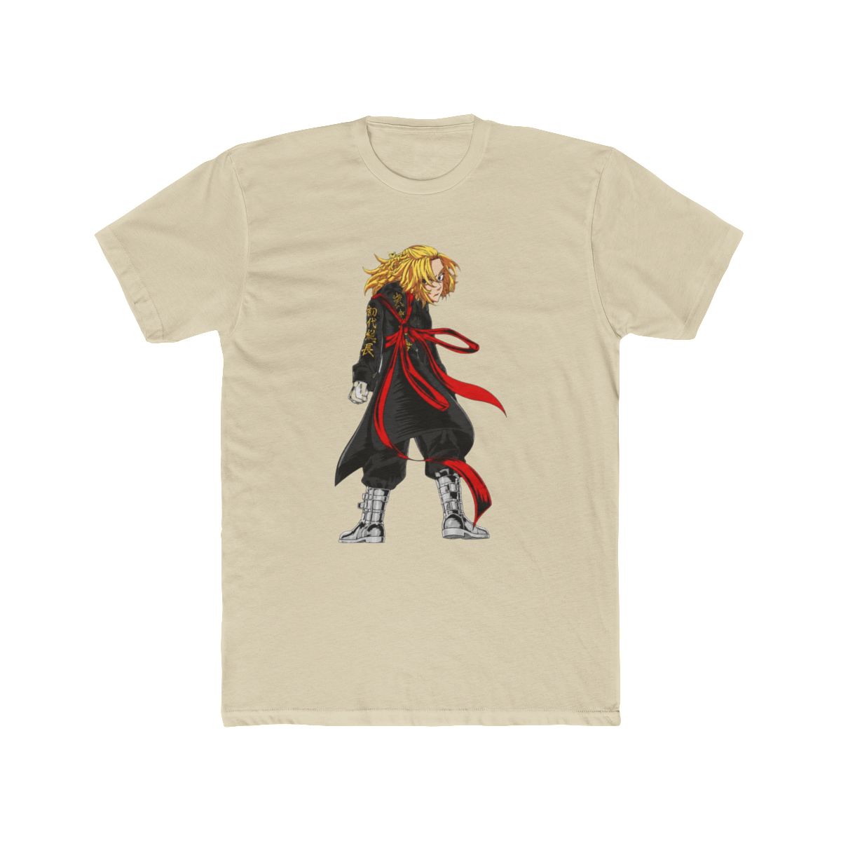 Manjiro Sano Mikey Red Ribbon Founder Art T Shirt | Tokyo Revengers - alternate angle 4, merchandise