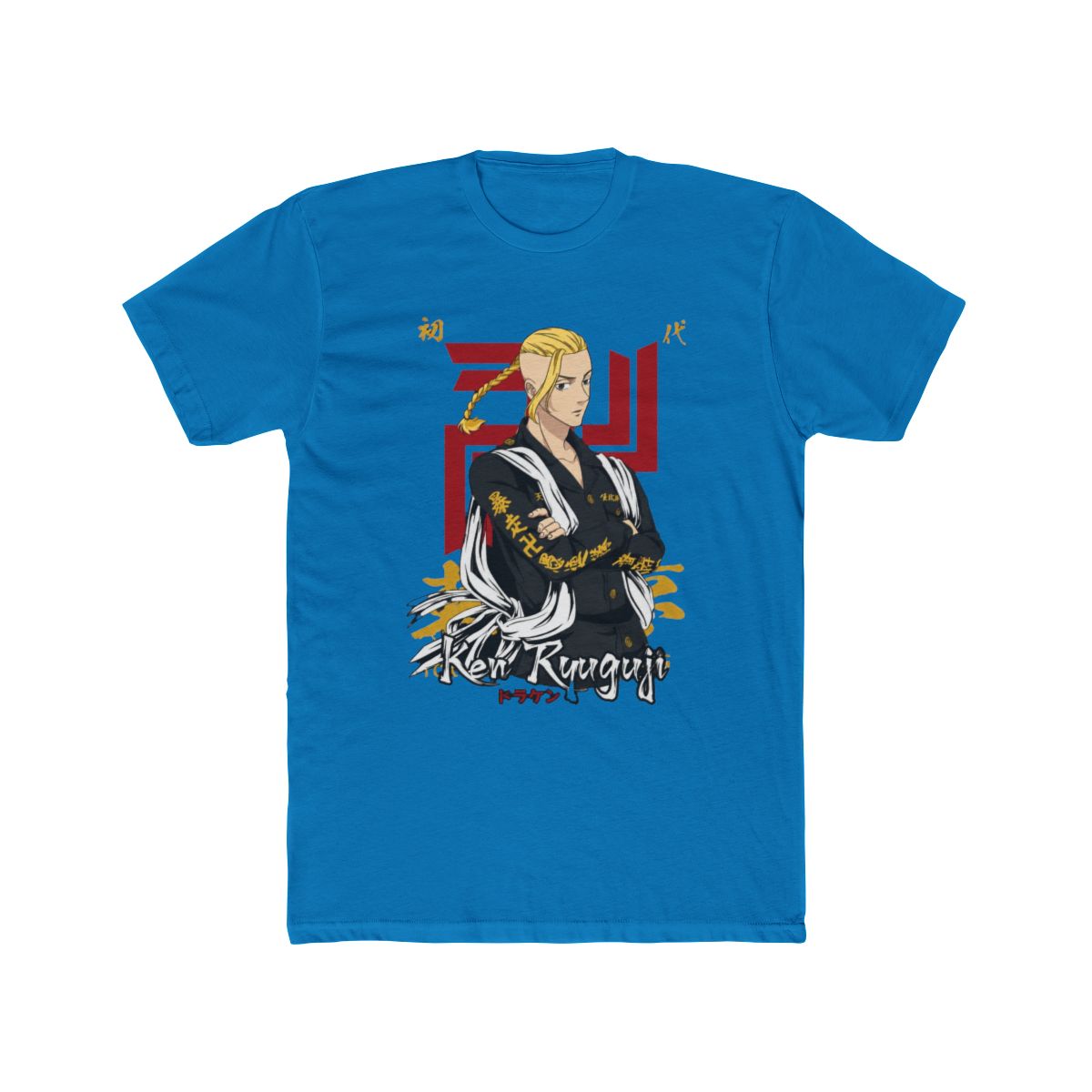 Ken Ryuguji Draken Toman Commander Art T Shirt | Tokyo Revengers - alternate angle 2, merchandise