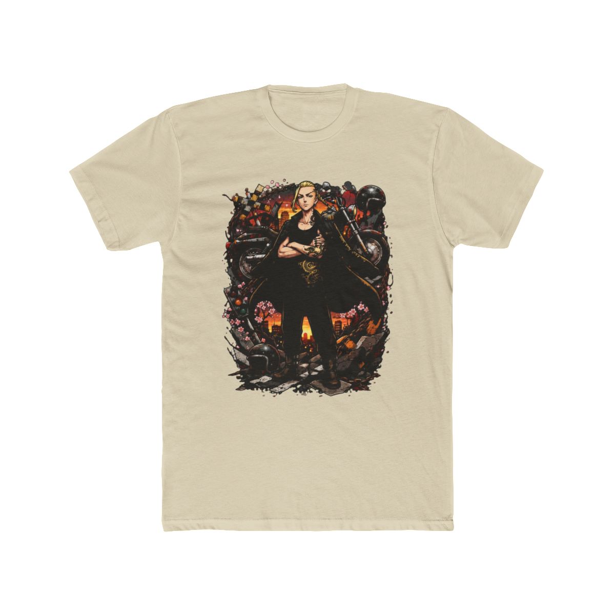 Draken Standing With Artifacts T Shirt | Tokyo Revengers - alternate angle 4, merchandise