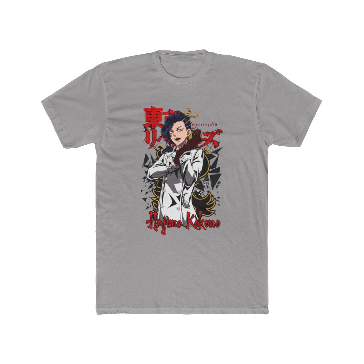 Hajime Kokonoi White Uniform Smiling Art T Shirt | Tokyo Revengers - Official T-Shirts merchandise