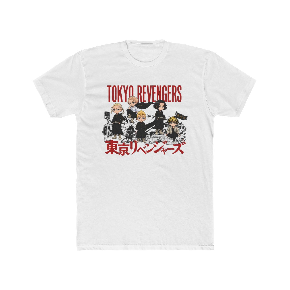 Toman Founders & Leaders Group Collage T Shirt | Tokyo Revengers - Official T-Shirts merchandise