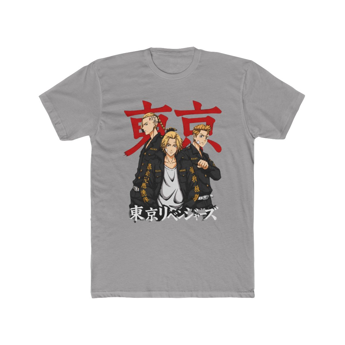 Toman Trio: Mikey, Draken & Takemichi Art T Shirt | Tokyo Revengers - alternate angle 2, merchandise