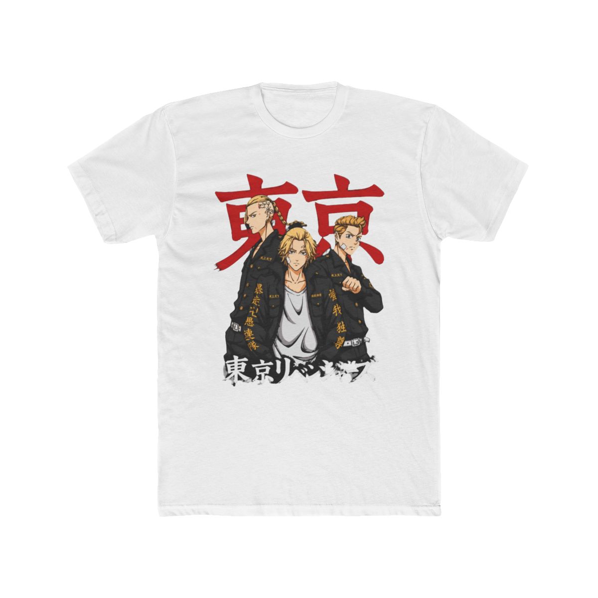 Toman Trio: Mikey, Draken & Takemichi Art T Shirt | Tokyo Revengers - Official T-Shirts merchandise