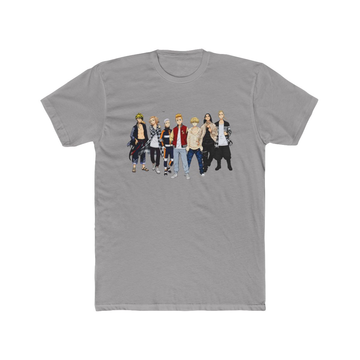 Tokyo Revengers Character Group Shot Adult T Shirt Fundom XL - Official T-Shirts merchandise