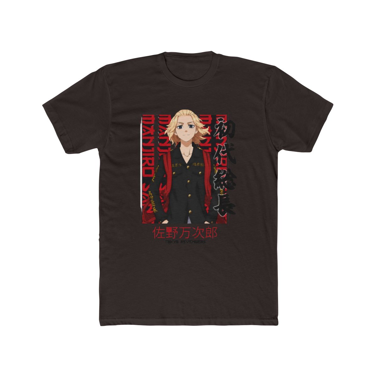 Tokyo Revengers T Shirt Manjiro Sano Size L Heroes Inc - alternate angle 2, merchandise