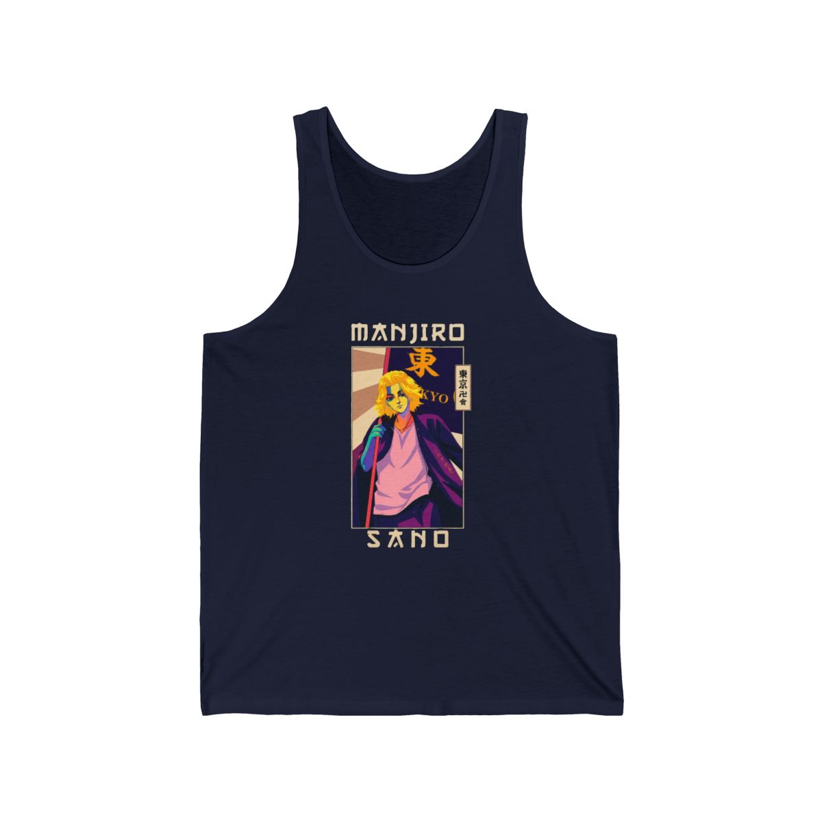 Mikey touman leaders Tank Top | Tokyo Revengers - alternate angle 4, merchandise