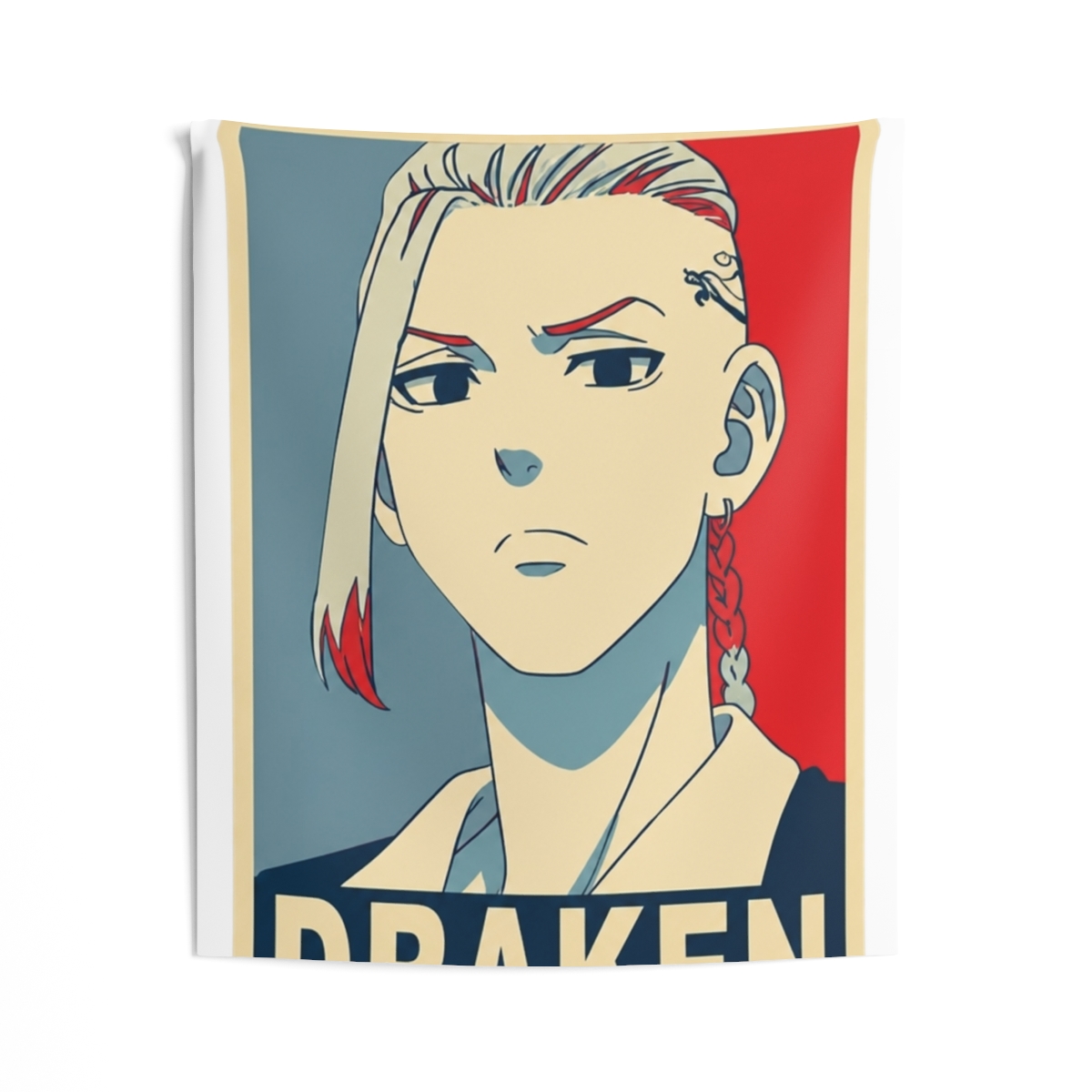 Draken Tapestry | Tokyo Revengers - alternate angle 1, merchandise