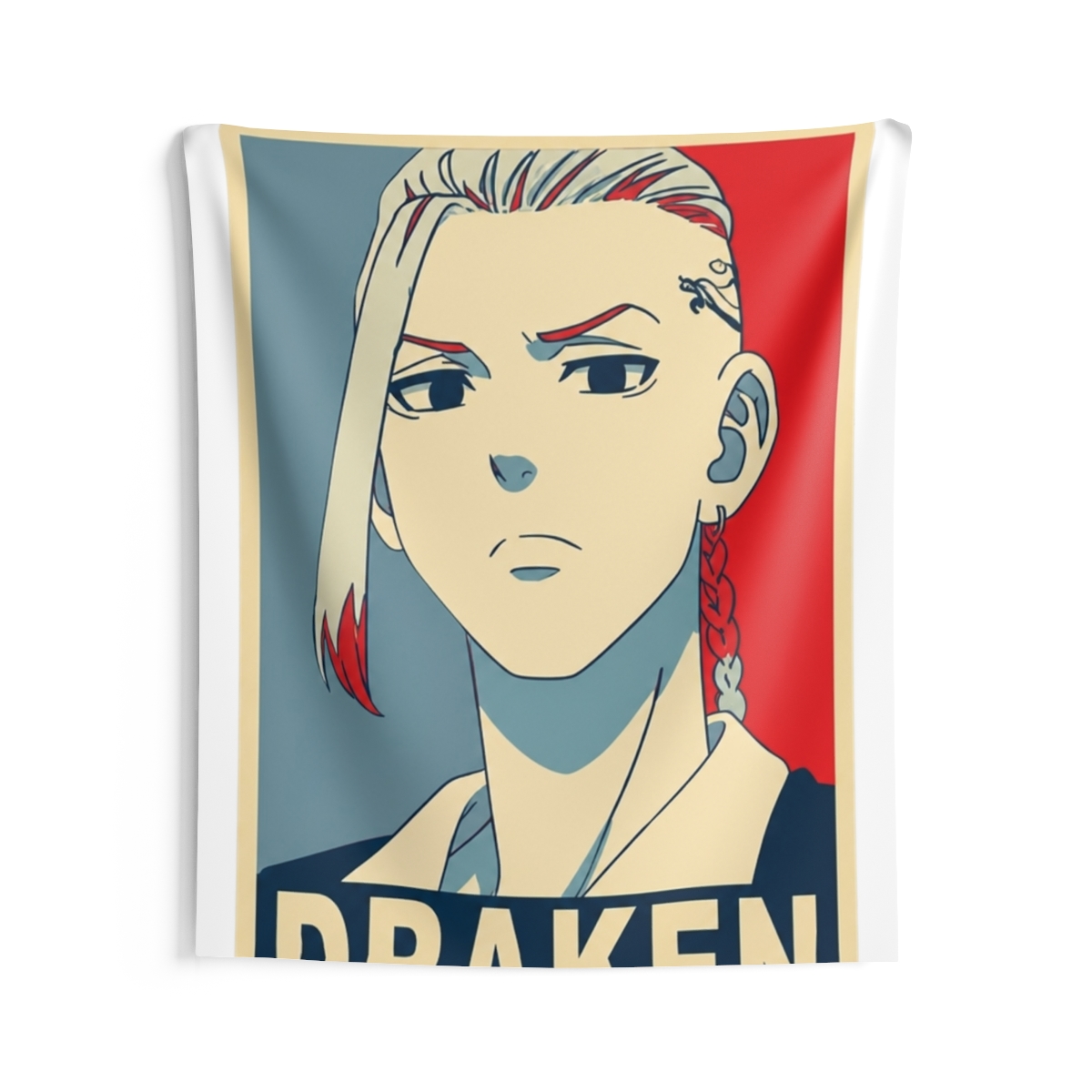 Draken Tapestry | Tokyo Revengers - alternate angle 5, merchandise