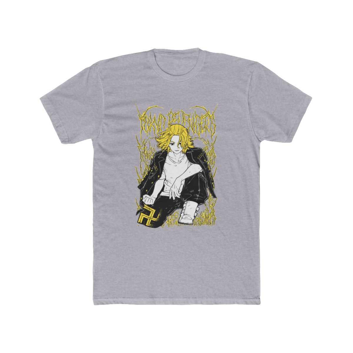 Tokyo Revengers Mikey Manjiro Sano Gold Metal T Shirt