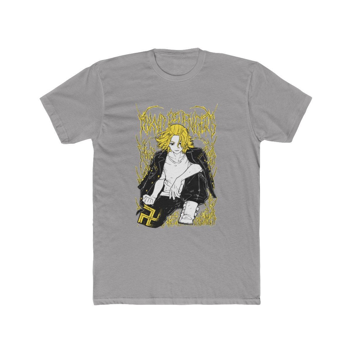 Tokyo Revengers Mikey Manjiro Sano Gold Metal T Shirt - Official T-Shirts merchandise